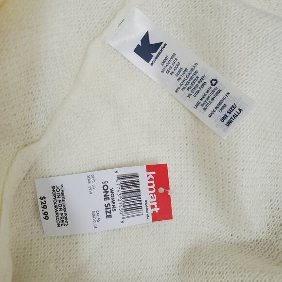 NWT KMart | Ombre Subtle Sparkle Waterfall Ponch Coverup - Picture 6 of 6